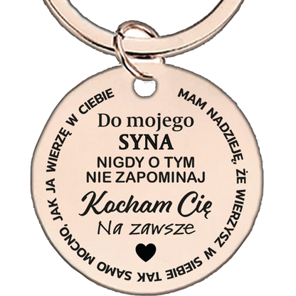 Dla Syna - brelok z grawerem