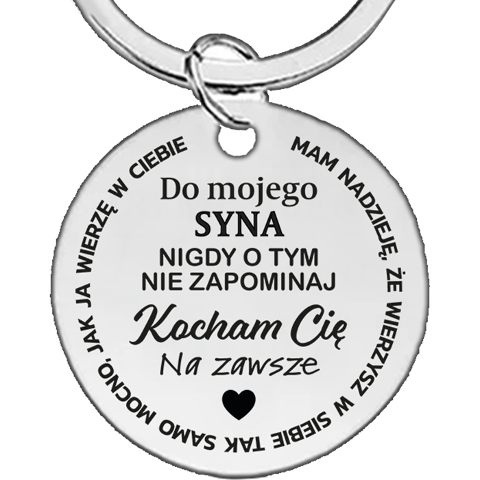 Dla Syna - brelok z grawerem