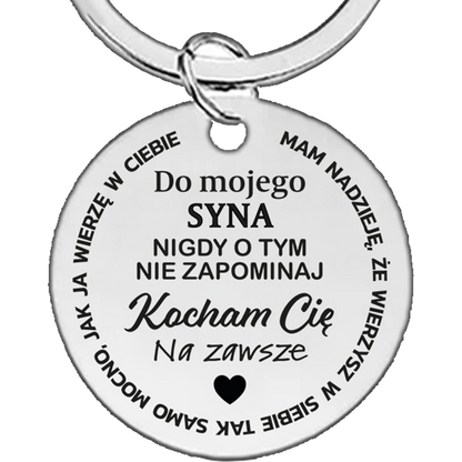 Dla Syna - brelok z grawerem